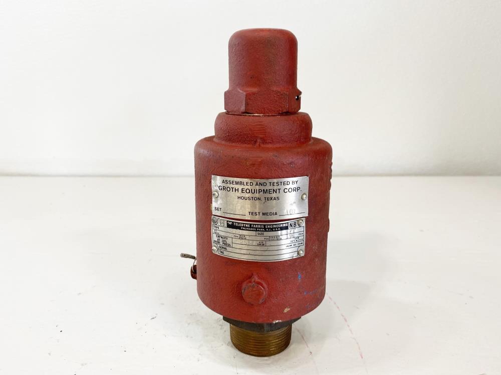 Teledyne Farris 1-1/2" x 2-1/2" NPT 190# Relief Valve